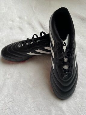 adidas Men’s Black & White Athletic Soccer Shoes